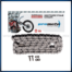 Cadena 428h-126 Reforzada Marca Promoto Para Moto de Trabajo