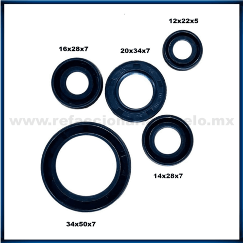 Juego de Retenes Carcazas Para moto Vento Crossmax 200