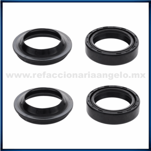 Juego de Retenes Suspension 33x45x11 Con Cubre Polvo para Vento Nitrox 300 T3