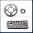 Kit De Sprocket 43d x14d 428-124 Para Moto Suzuki En125 Gn125 GS125