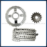 Kit Engranes o arrastre 45D-13D 520H-108 para moto Italika Dm150