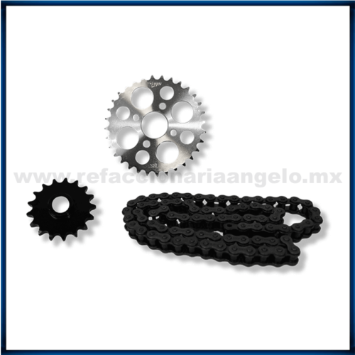 Kit de Engranes 32D-17D 530h-76L Para moto Italika ATV 150