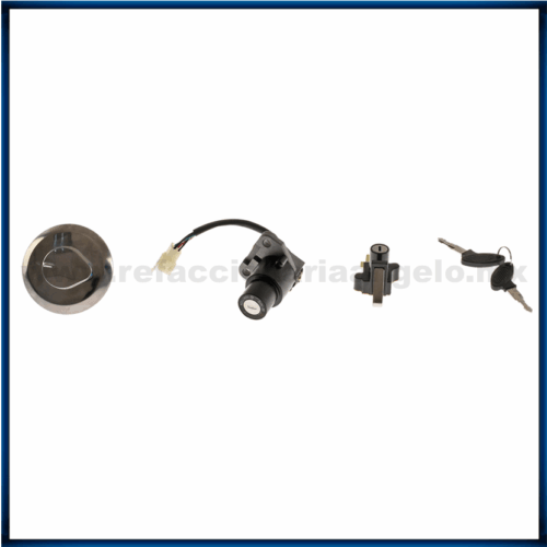 Switch Llave Encendido Kit Completo Para moto Italika FT180 Ft200