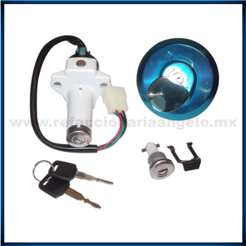 Switch Llave Encendido Kit Completo P/Italika FT 150