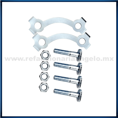 Tornillo Engrane Trasero con Seguro Cabeza Plana Para moto Italika FT150 (Juego 4 Piezas)