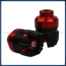 sliders de aluminio rojo para moto Italika honda yamaha